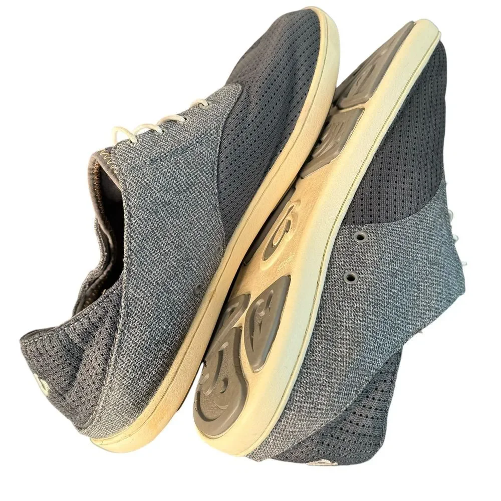 Olukai Nohea Moku Mens No Tie Boat Shoes Size 9 Quick Drying Slip On Beach‎